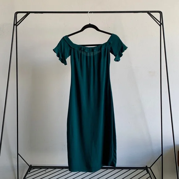 emerald green semi formal dress Short Green Homecoming Dress with Glitter Print Emerald / 2XLarge main image 0
